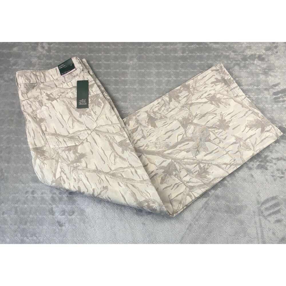 Wild Fable Womens Size 16 Low Rise Baggy Jeans Camo Rigid Denim 31in NWT